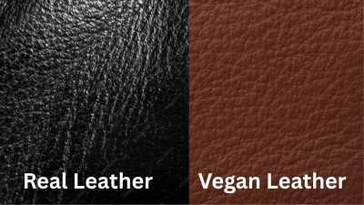 real leather vs venag