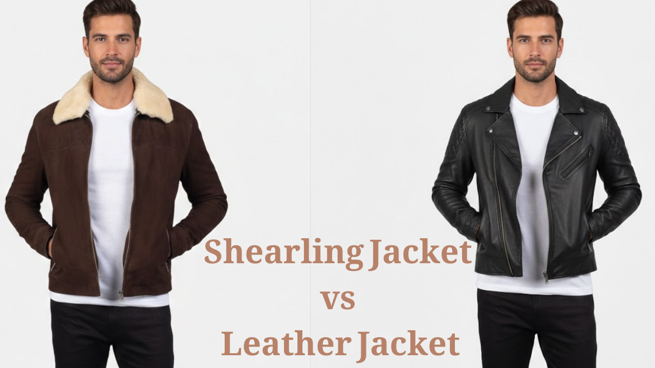Shearling Jacket vs Leather Jacket: Which Should You Buy?