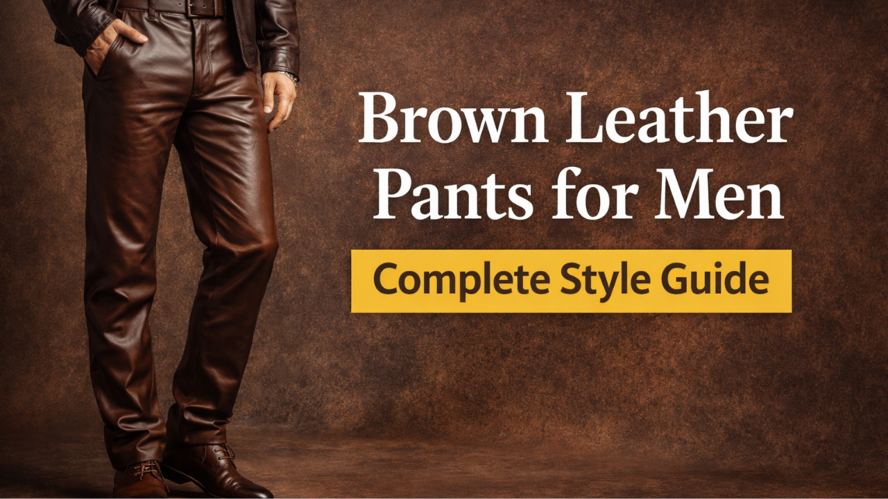 Brown Leather Pants for Men – Complete Style Guide