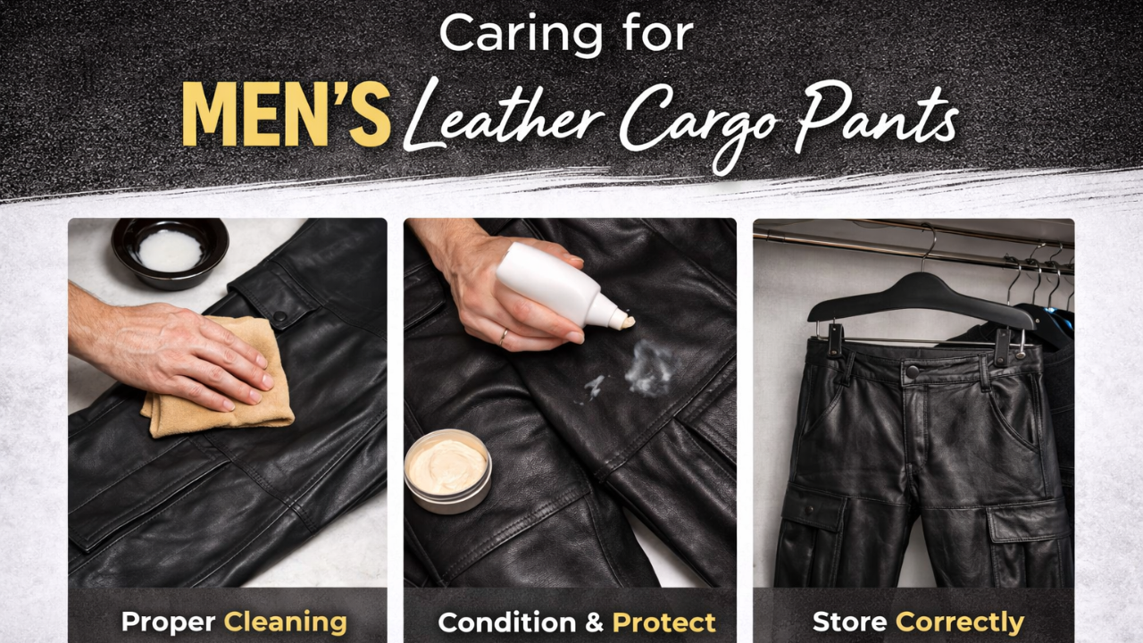 Caring for Men's Leather Cargo Pants