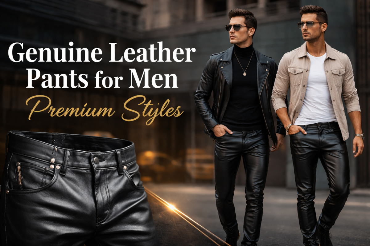 Genuine Leather Pants for men