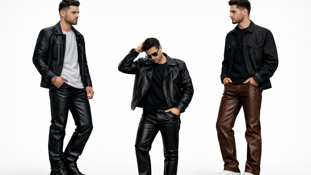 Leather Pants Men