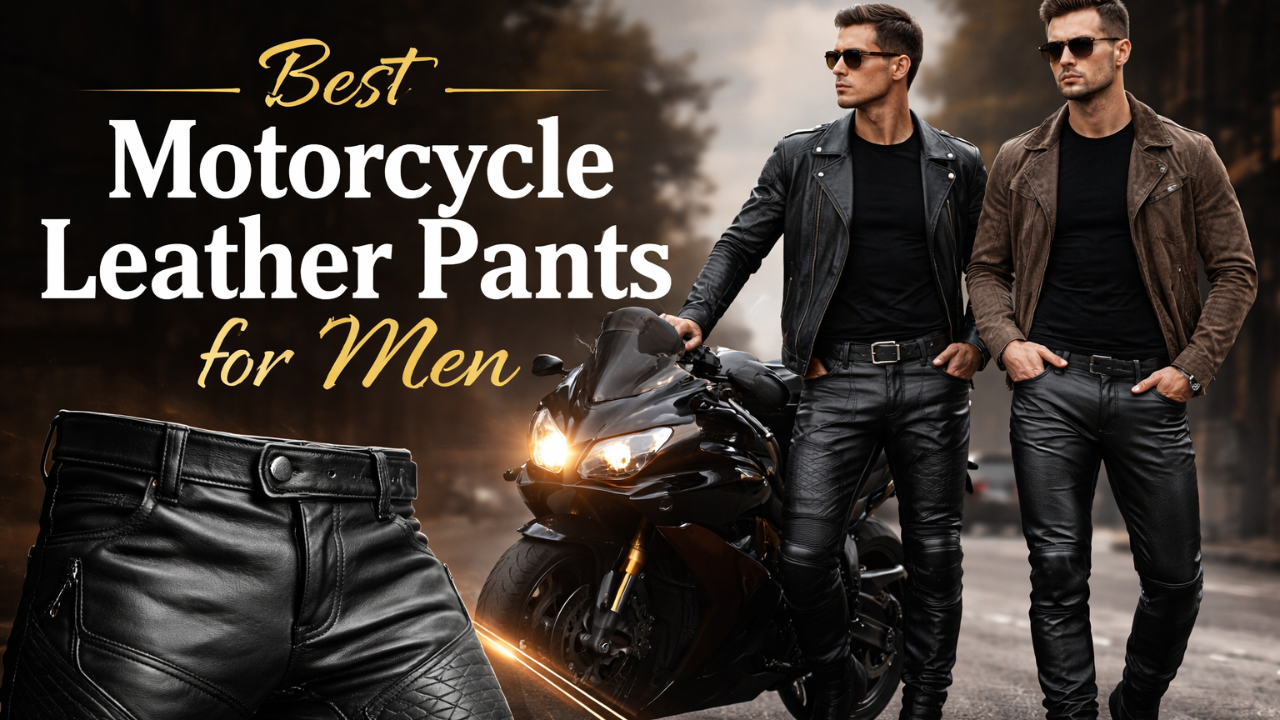 Motorcycle Leather Pants men