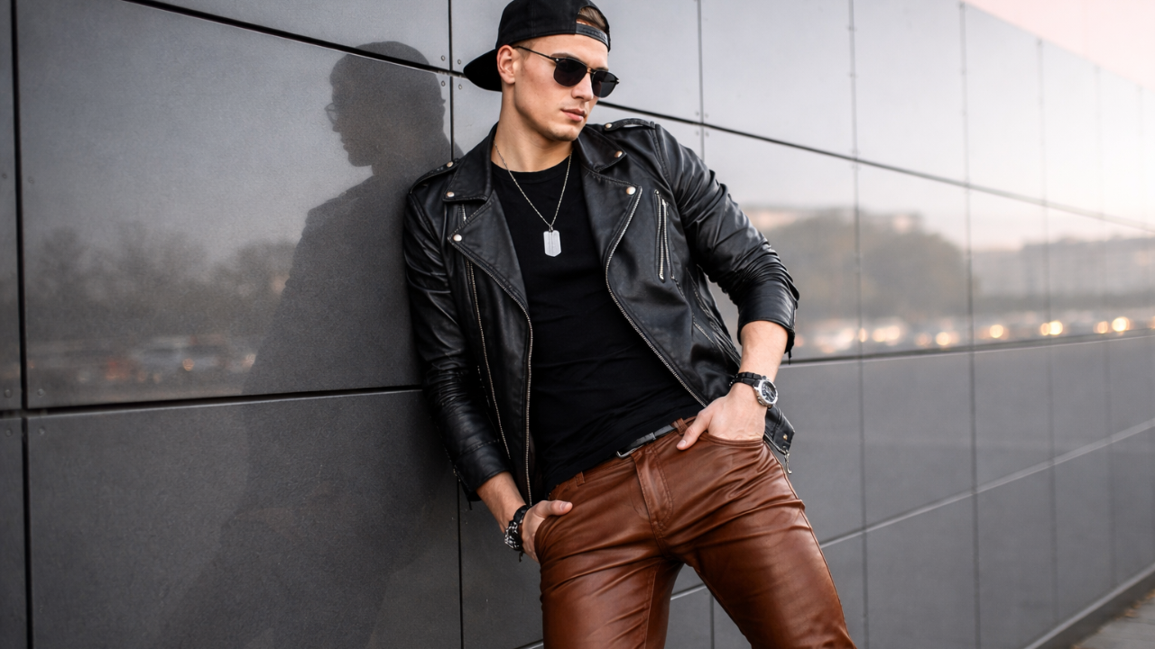  Real Leather Pant for Men 