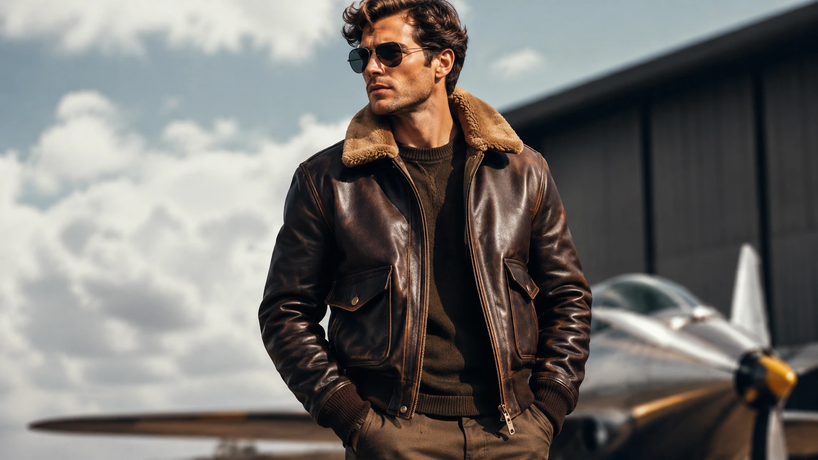 Leather Bomber Jackets