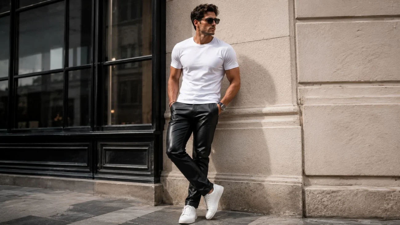Best Tops to Wear with Mens Leather Pants