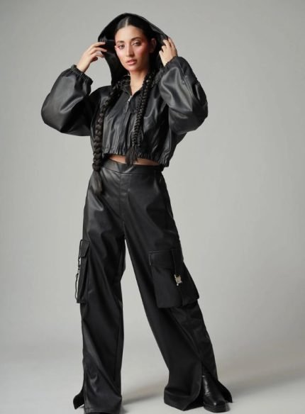 Black Real Leather Skinny Pants for WomenBlack Real Leather Skinny Pants for Women