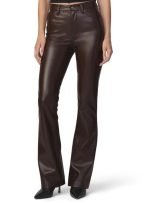 Chocolate Brown Leather Pants for Women
