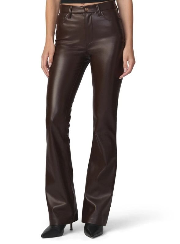 _Chocolate Brown Leather Pants for Women Chocolate Brown Leather Pants for Women