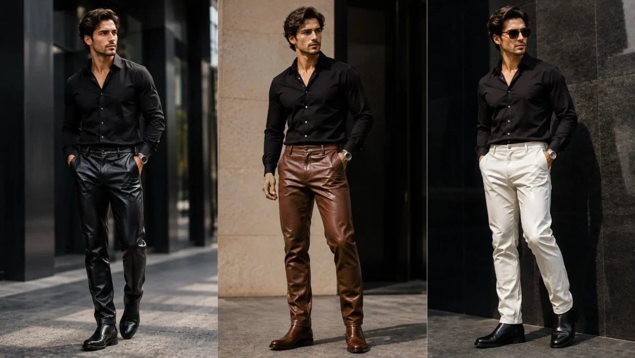 Popular Styles of Men's Leather Pants 