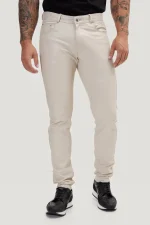 Real Genuine Leather Chino Pants Men
