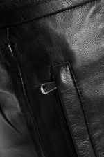 black leather trousers mens back sied
