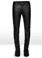 Genuine Leather Pants Mens Frinet side