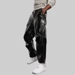 leather male pants