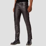 mens genuine leather pants