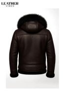 Sheepskin Coats for Men back side