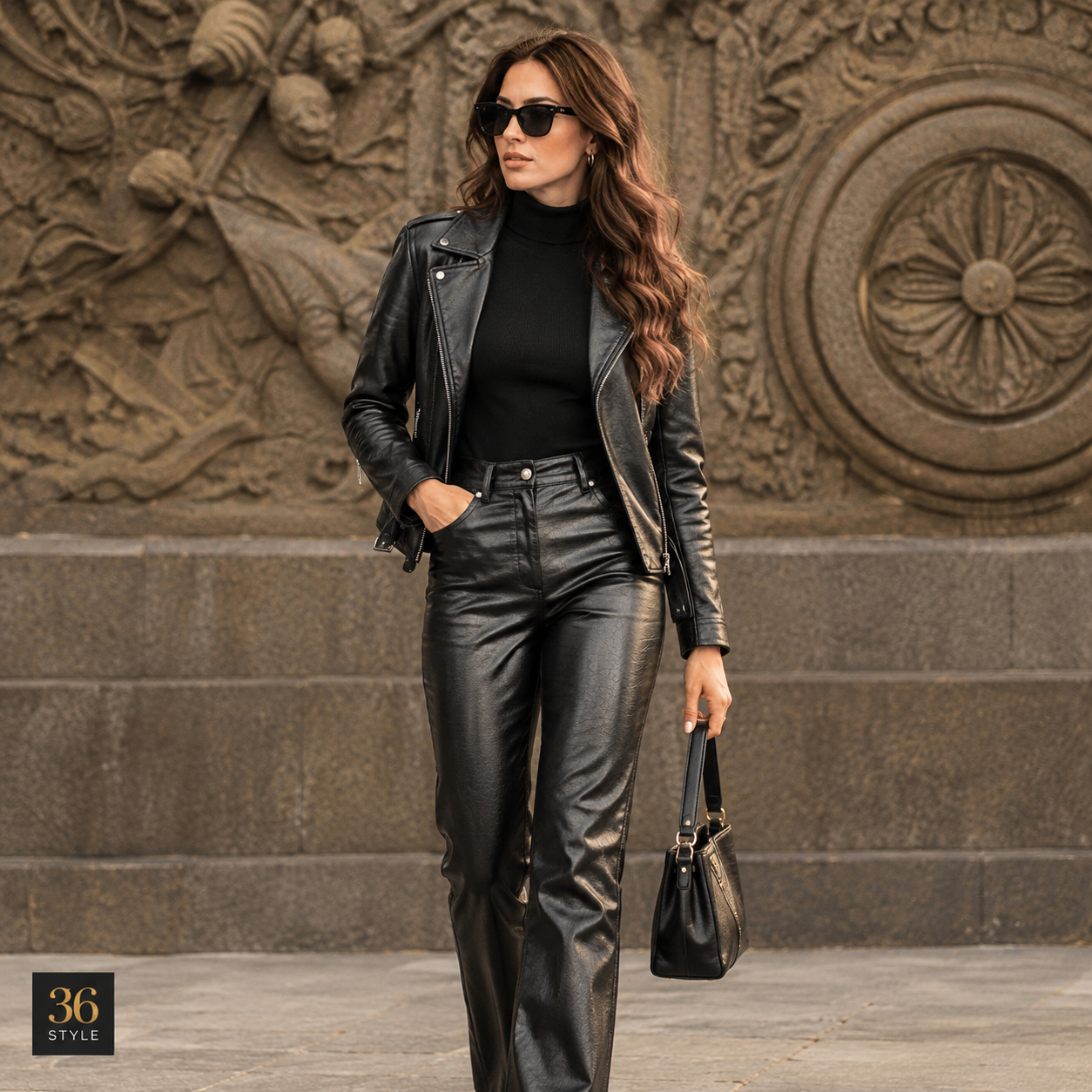 womens leather pants