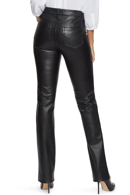 Women's Black Faux Leather Pants