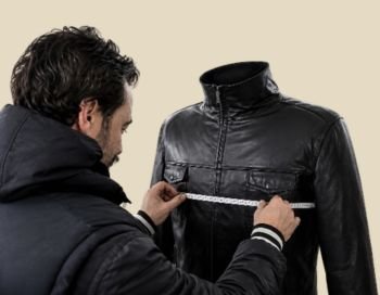 leather jacket size