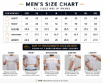 man's size chart