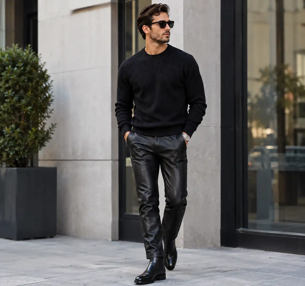 Can Men Wear Leather Pants? Rules, Looks & When Not To