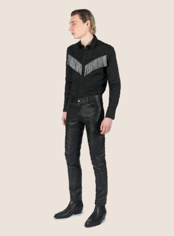 Straight To Hell Skinny James Skinny Fit Leather Pants